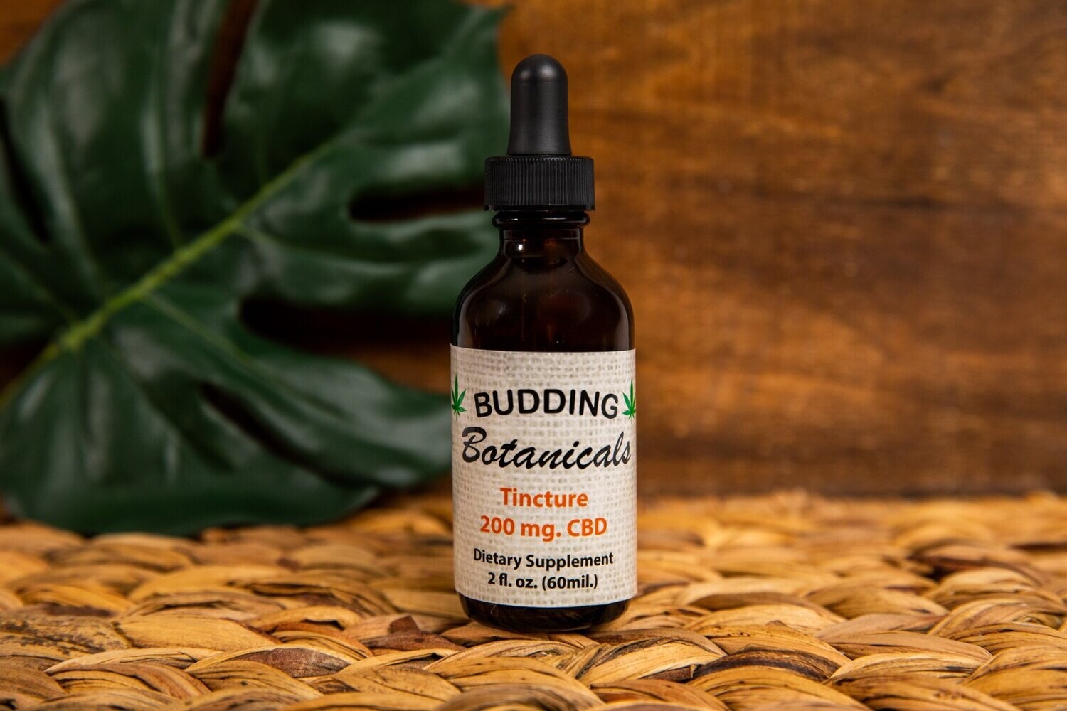100% Organic Hemp-derived CBD Tincture, MG: 200