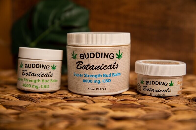 Super Strength Bud Balm - 100% Organic Hemp-Derived CBD Salve