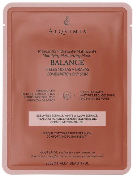 Mascareta reguladora i matificant BALANCE Alqvimia -mono ús- Mascareta reguladora i matificant BALANCE Alqvimia -mono ús-