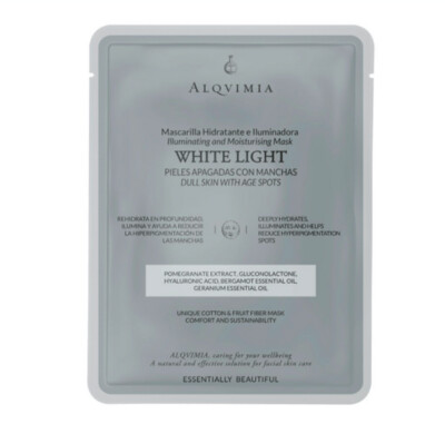 Mascareta antitaques i il.luminant WHITE LIGHT Alqvimia -mono ús-