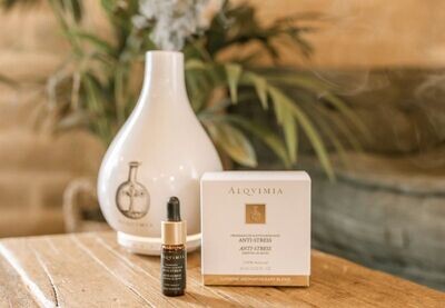 Difusor d'essències i humidificador blanc de ceràmica ALQVIMIA