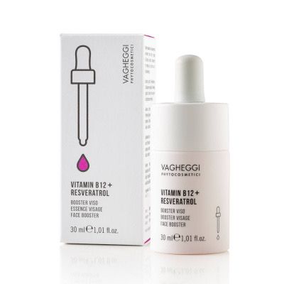 Booster facial antioxidant amb Vitamina B12 0,1% + Resveratrol DDS 3% 30 ml