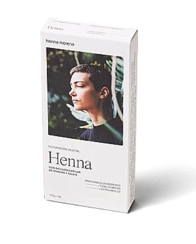 Henna pura (amb infusió de romaní i sàlvia) color COURE CAOBA