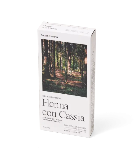 Henna con Cassia Obovata. To CASTANY AVELLANA