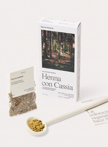 Henna con Cassia Obovata. To CASTANY AVELLANA