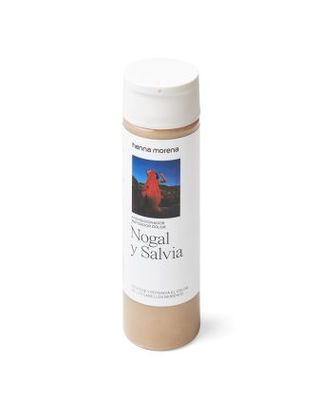 Suavitzant de Noguera i Salvia. Condicionador matitzador que reforça la brillantor de cabells morens.