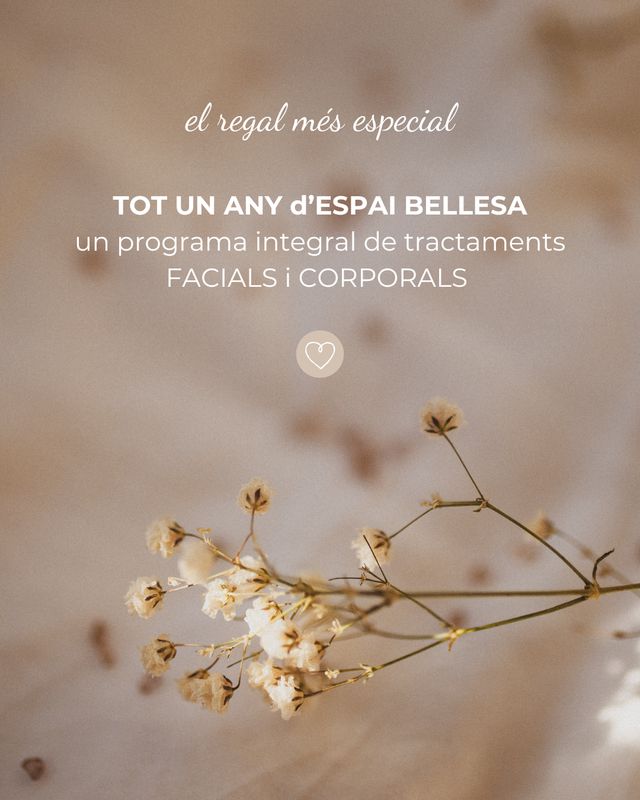 1 ANY sencer d'ESPAI BELLESA ✨el REGAL més desitjat!?