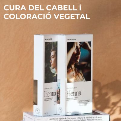 Coloració Vegetal orgànica i Tractaments pel cabell Henna Morena