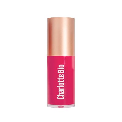 Oli labial brillant i nutritiu color Raspery silk rosa fort BIO 6,5ml