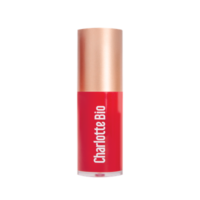 Oli labial brillant i nutritiu color Crush RED vermellós suau BIO 6,5ml