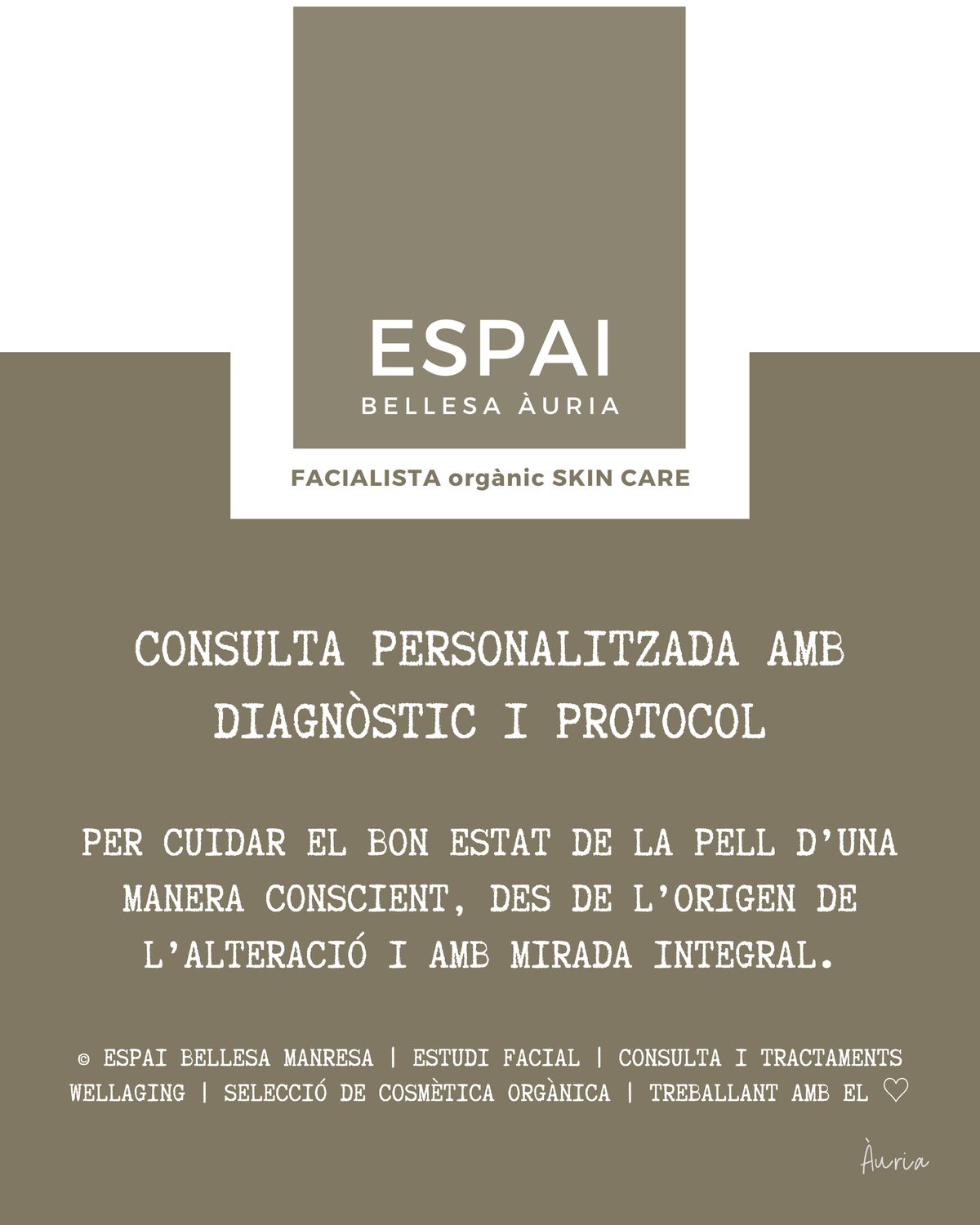 Reserva CONSULTA personalitzada amb DIAGNÒSTIC i PROTOCOL personalitzat (presencial o online) Reserva CONSULTA personalitzada amb DIAGNÒSTIC i PROTOCOL personalitzat (presencial o online)