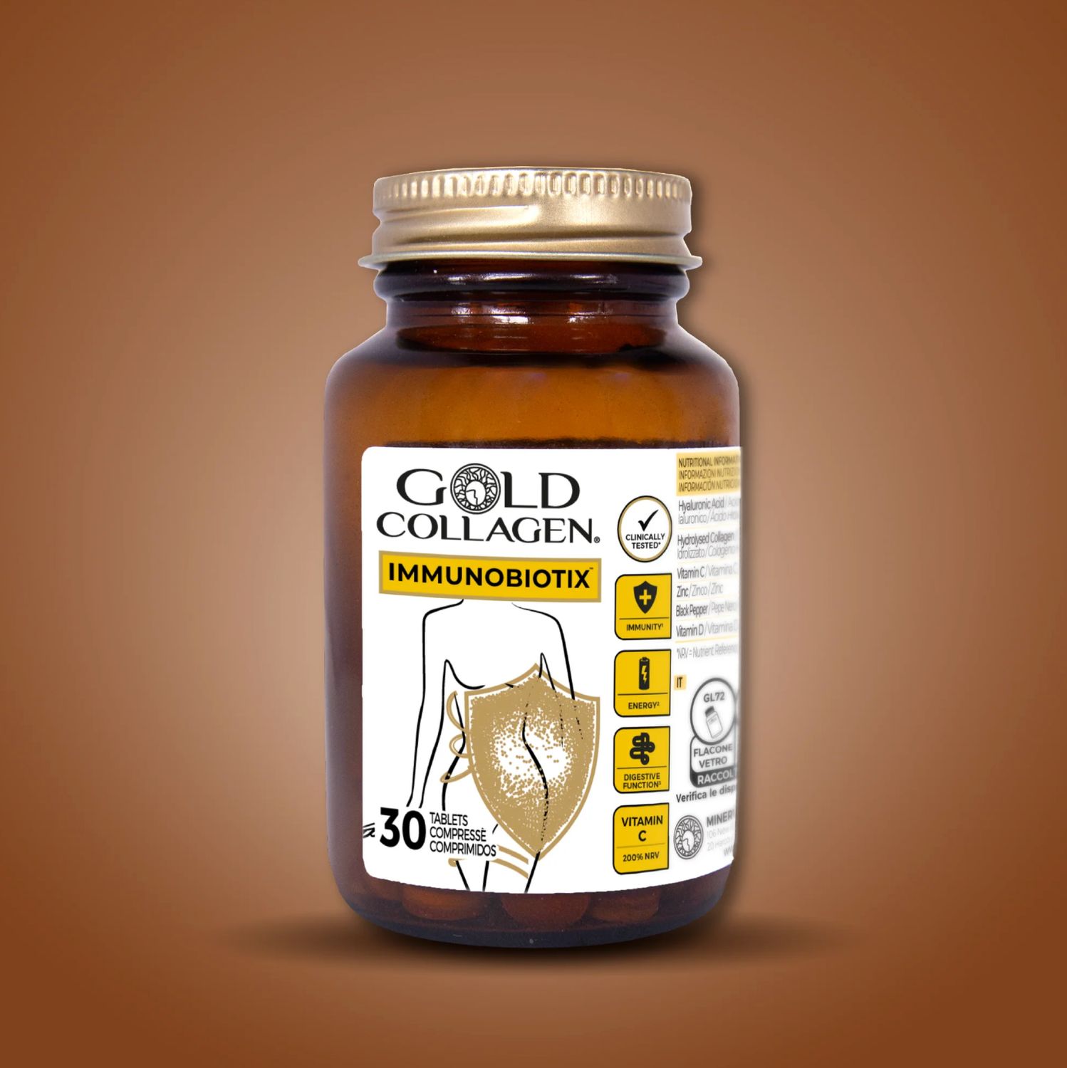 Immunobiotix. Suport probiòtic per a la salut immunitària. 30 comprimits.