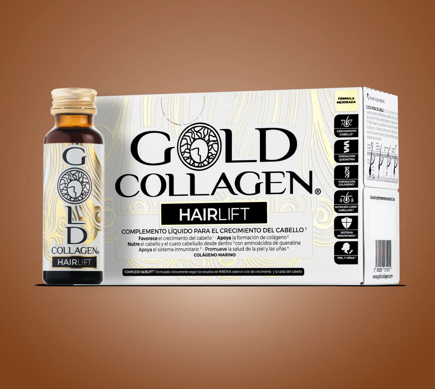 Hairlift creixement capil·lar i la salut del cuir cabellut. Caixa de 10 ampolles.