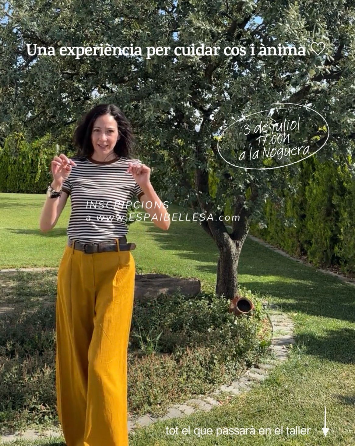 Una experiència taller per cuidar cos i ànima ♥ ➜ 3 de juliol,a la Noguera