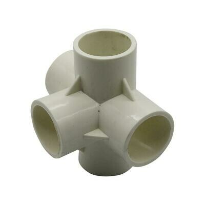 PVC Connector - 5 Way Elbow - 32mm