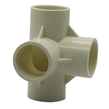 PVC Connector - 4 Way Elbow - 32mm