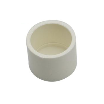 PVC Connectors - End Cap - White - 25mm