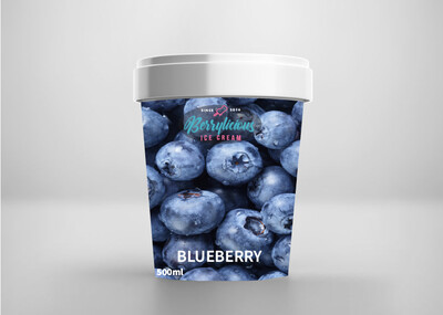 Blueberry Ice Cream 500ml