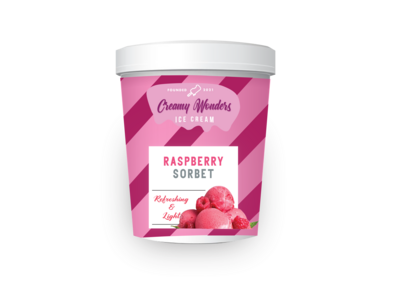 Raspberry Sorbet 500ml