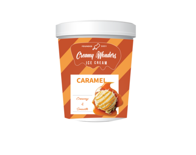 Caramel Ice Cream 500ml