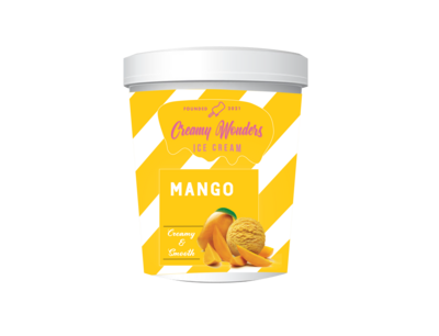 Mango Ice Cream 500ml