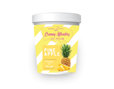 Pineapple Ice Cream 500ml