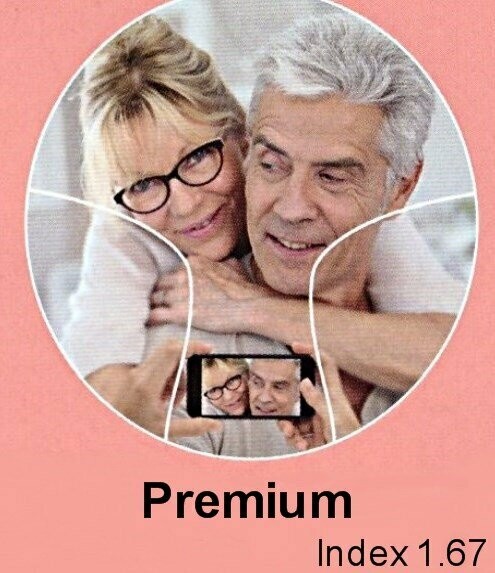Personalisiertes, höchst Individualisiertes Freiform-Gleitsichtkunststoffglaspaar Index 1,67 mit Breitbandentspiegelung , Härtung, Clean Coat, grüner Restreflex Personalisiertes, höchst Individualisiertes Freiform-Gleitsichtkunststoffglaspaar Index 1,67 mit Breitbandentspiegelung , Härtung, Clean Coat, grüner Restreflex
