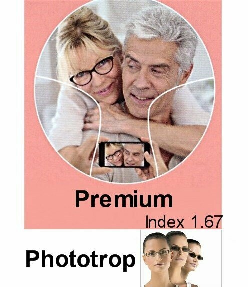Phototropes, personalisiertes, höchst individualisiertes Freiform-Gleitsichtkunststoffglaspaar Index 1,67 mit Breitbandentspiegelung , Härtung, Clean Coat, grüner Restreflex Phototropes, personalisiertes, höchst individualisiertes Freiform-Gleitsichtkunststoffglaspaar Index 1,67 mit Breitbandentspiegelung , Härtung, Clean Coat, grüner Restreflex