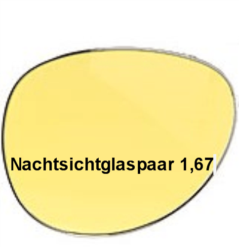 Einstärken Nachtsicht Kunststoffglaspaar Index 1,67 HSET Einstärken Nachtsicht Kunststoffglaspaar Index 1,67 HSET