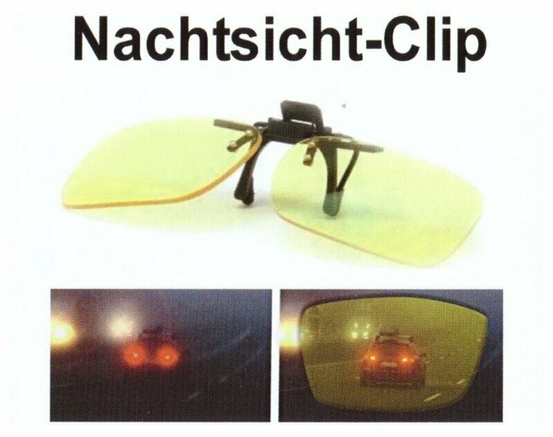Einstärken Nachtsicht Kunststoffglaspaar als ClipIndex 1,5 HSET Einstärken Nachtsicht Kunststoffglaspaar als ClipIndex 1,5 HSET