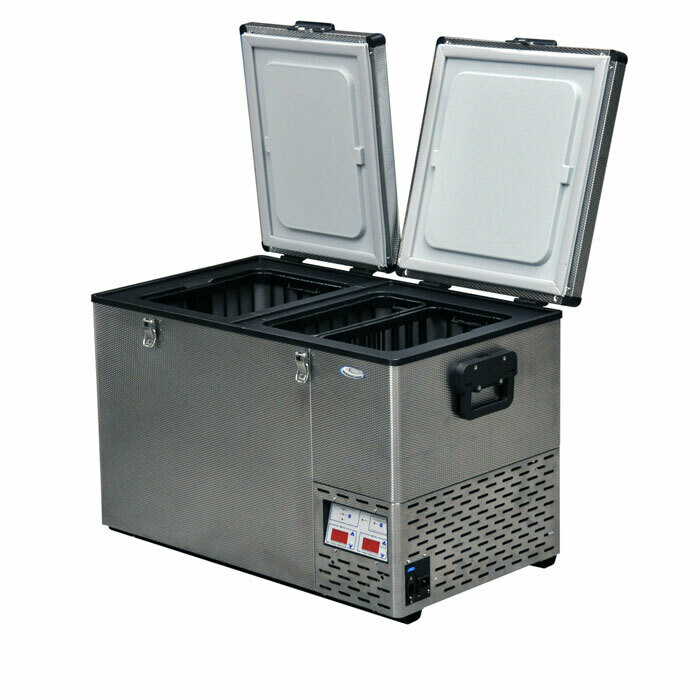 NATIONAL LUNA 72LT DOUBLE DOOR FRIDGE & FREEZER (S'STEEL) NATIONAL LUNA 72LT DOUBLE DOOR FRIDGE & FREEZER (S'STEEL)