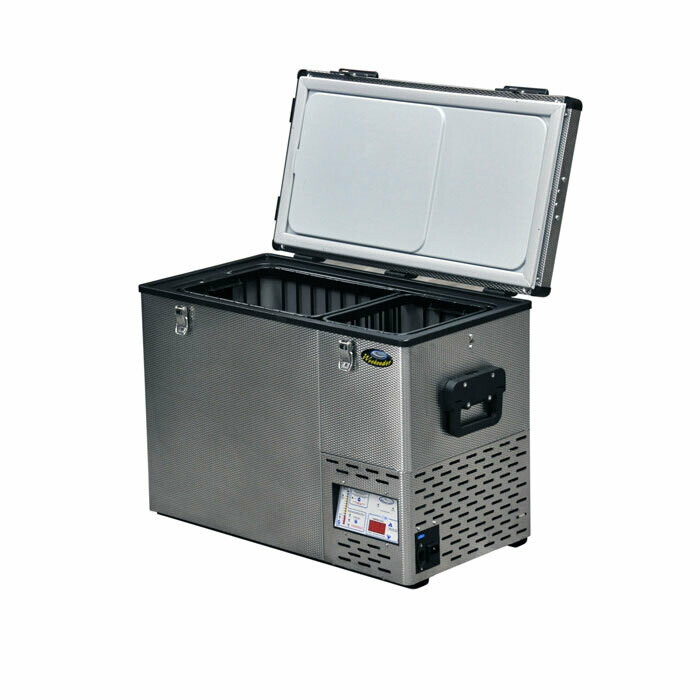 NATIONAL LUNA 52LT FRIDGE/FREEZER (S'STEEL) NATIONAL LUNA 52LT FRIDGE/FREEZER (S'STEEL)