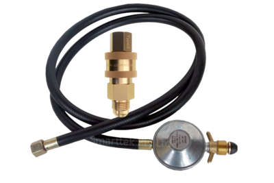 Smarttek Gas Hose Regulator and Gas Quick Connect Pack Smarttek Gas Hose Regulator and Gas Quick Connect Pack