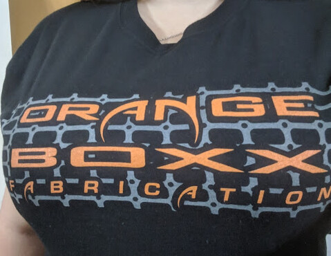 Orange Boxx fab Tee shirts