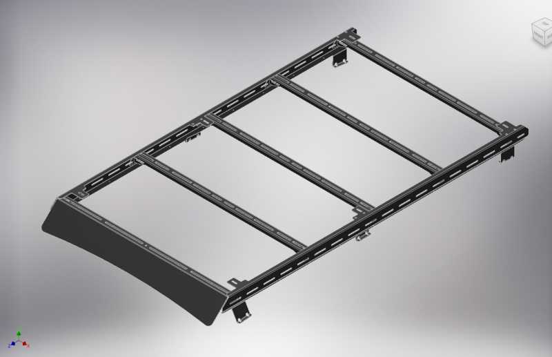 Roof rack Back Bone-6 Cross bars