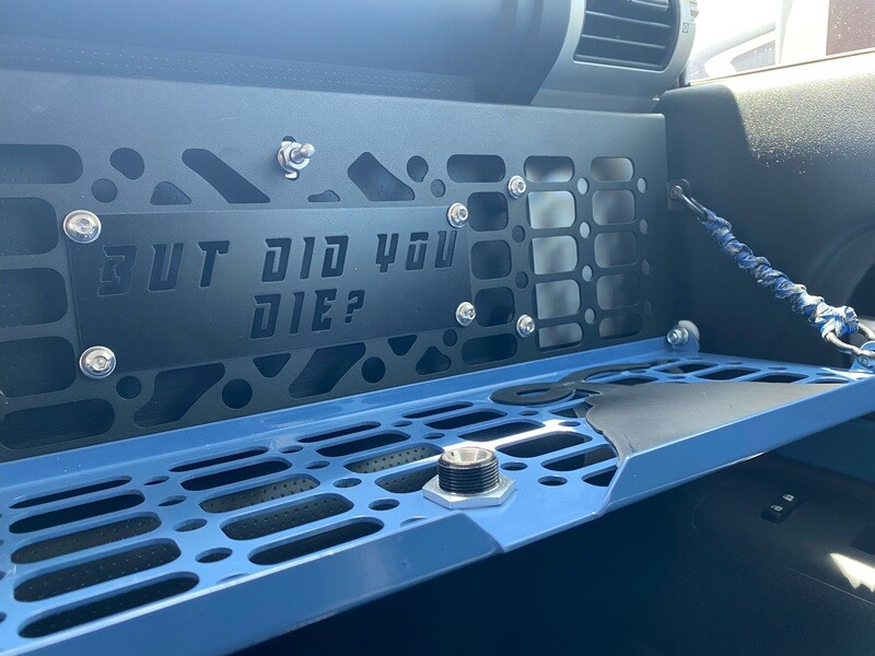 FJ Cruiser fold down Dash Complete custom