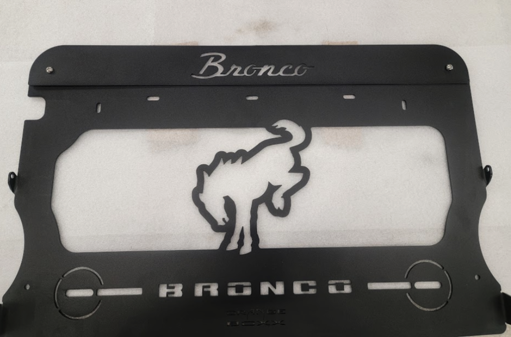 Ford old style Bronco logo fold down