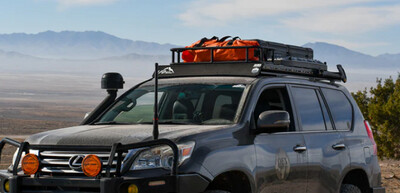 GX460 Roof Rack - Stainless Steel  W I D E