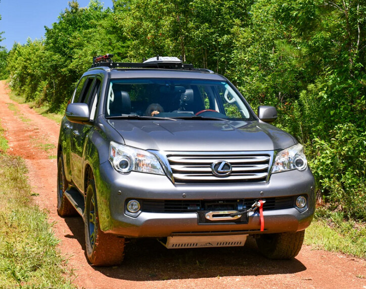 LFD Adjustable Hidden Winch Mount - GX460 2010+