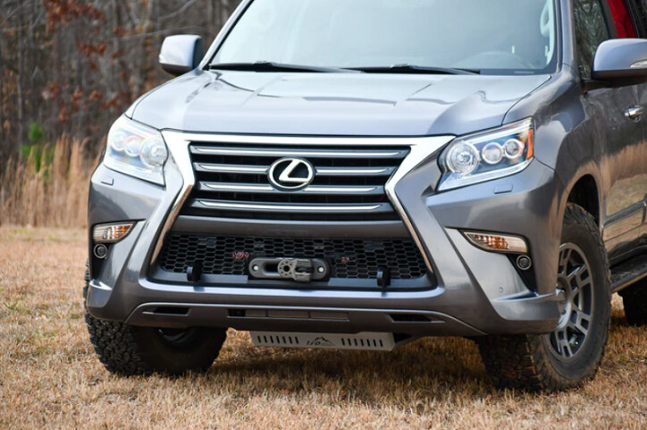 LFD Adjustable Hidden Winch Mount with Recovery Points - GX460