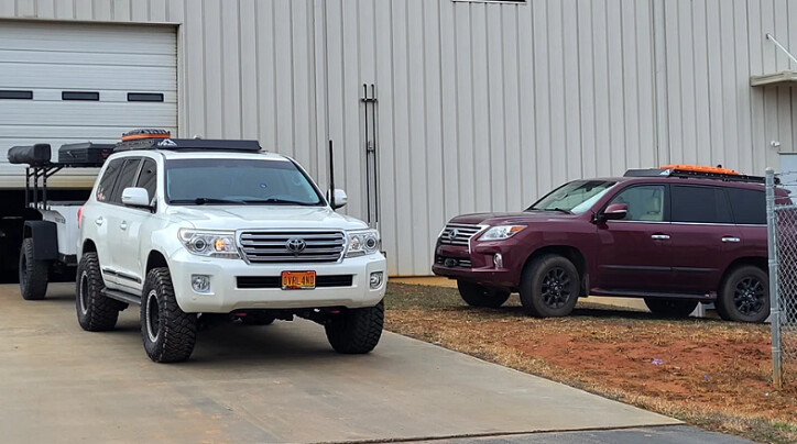 3/4 Roof Rack - Stainless Steel - LC200 and LX570
