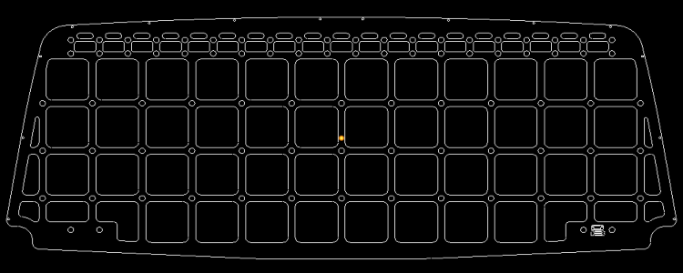 3rd Gen rear hatch, Base Pattern: Box Type (BX), Customizing: None (NLL)