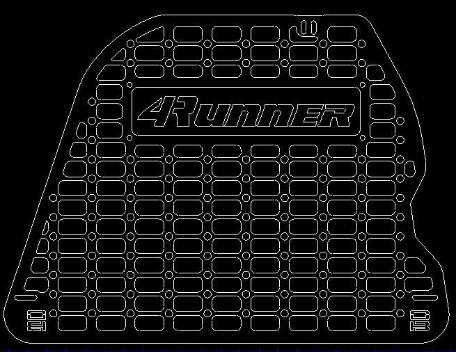 Custom 1st generation 4Runner Side molle panel