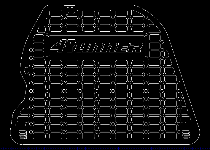 Custom 1st generation 4Runner Side molle panel