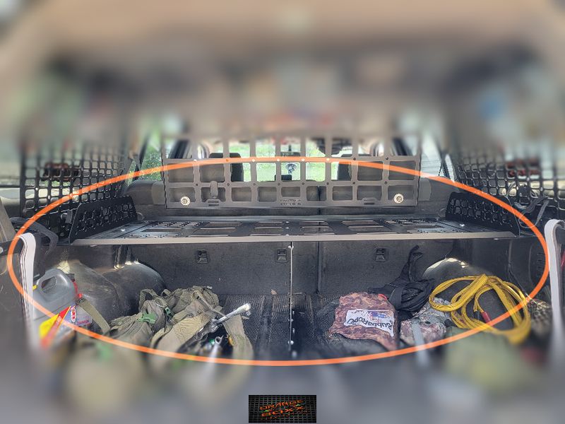 Nissan Xterra Mid Storage rack