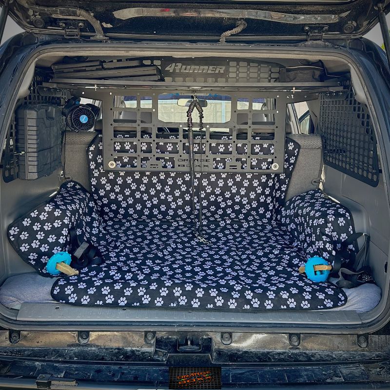 4th Gen 4Runner Attic storage kit. 1 piece attic shelf, Cargo/pet barrier.