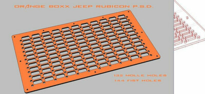 JK JKU Flat rear door