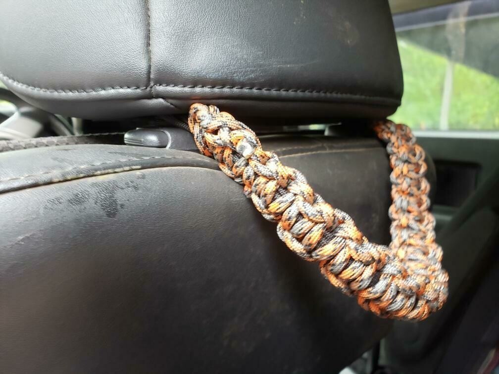 Paracord seat back Grab handles