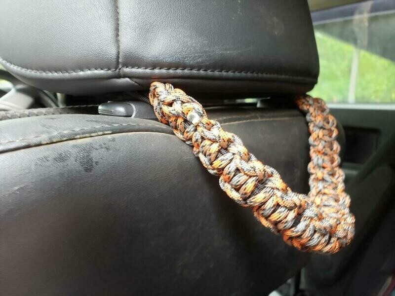 Paracord seat back Grab handles
