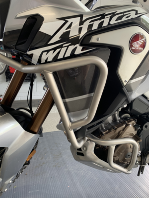 2019 Honda Africa Twin Adventure Sport crash bar molle panels